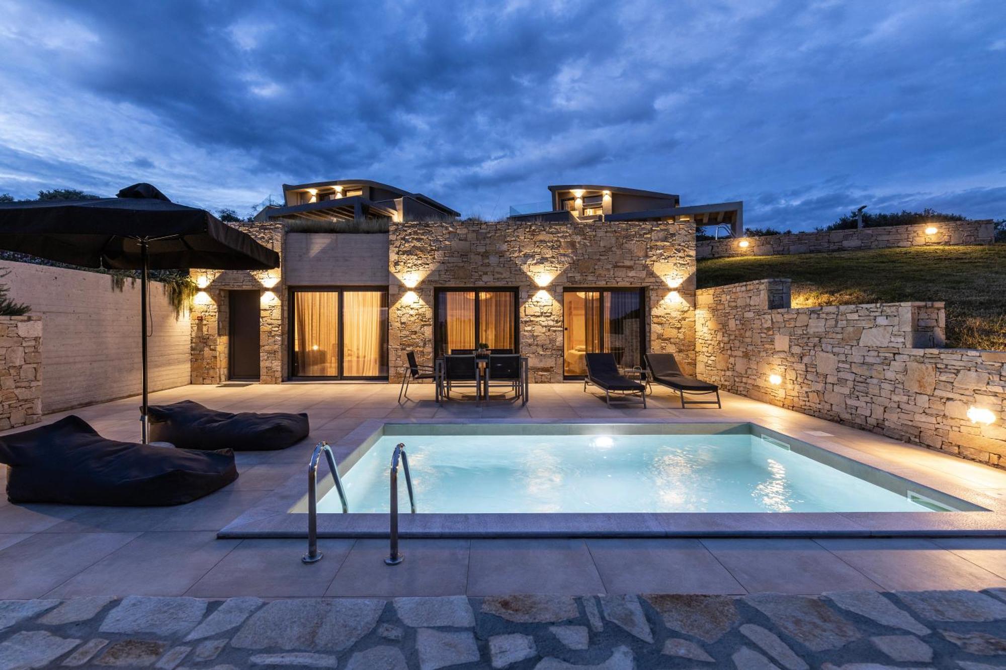 Fari Stone Villas Skála Marión Exterior foto